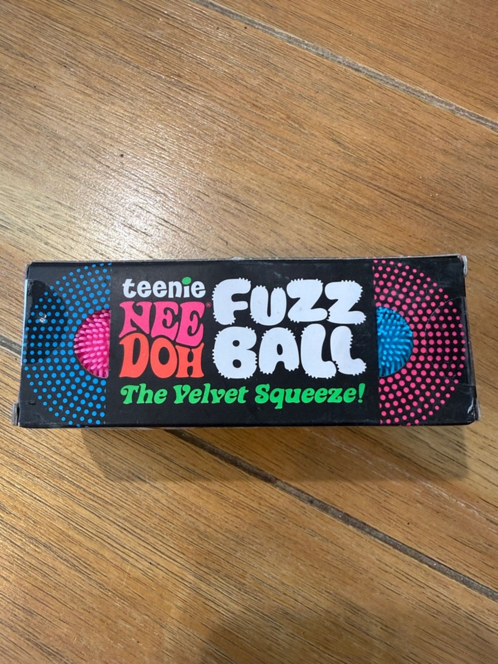 teenie NEE DOH Fuzz Ball The Velvet Squeeze - Purple, Pink & Blue